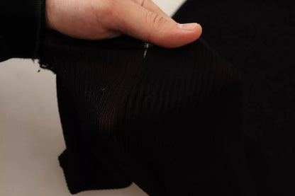 Pull col montant noir moulant de Dolce &amp; Gabbana