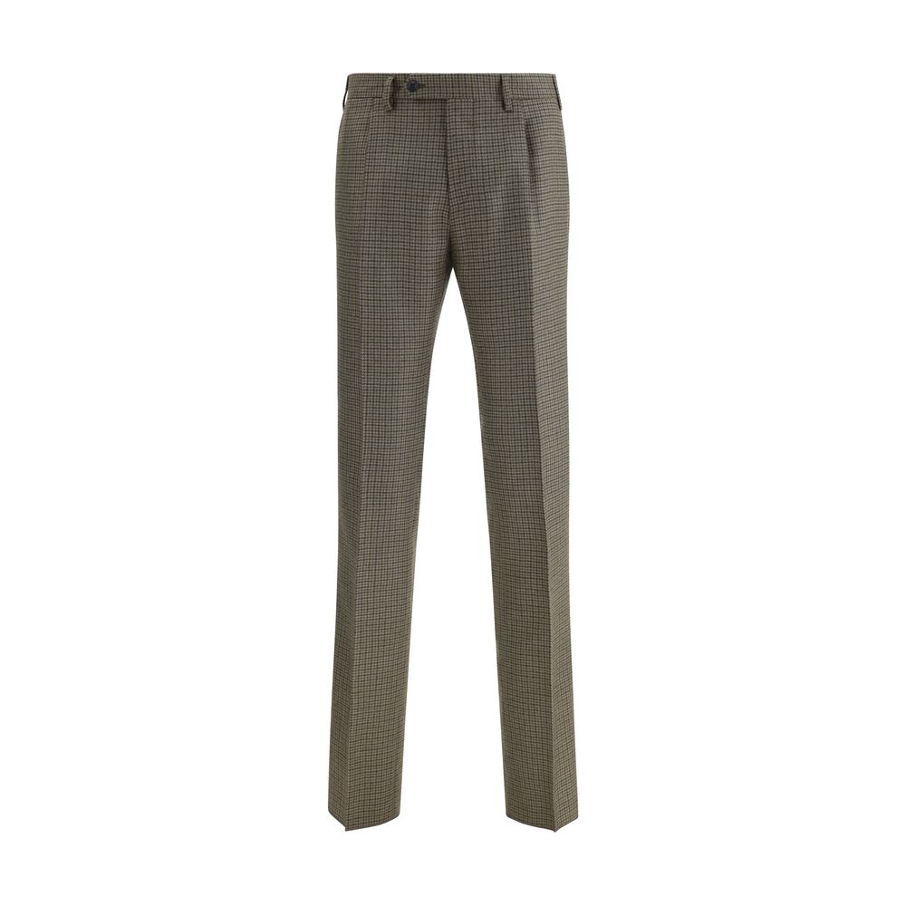 Pantalon à carreaux pied-de-poule de Germano