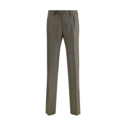 Pantalon à carreaux pied-de-poule de Germano