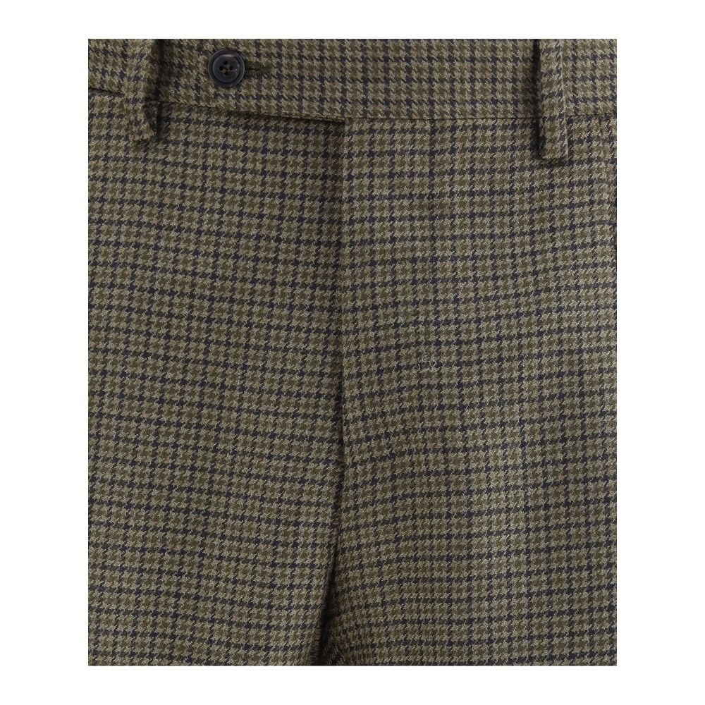 Pantalon à carreaux pied-de-poule de Germano