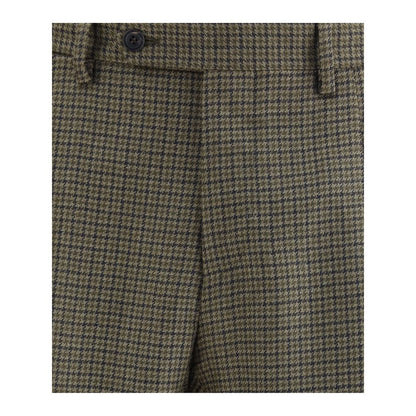 Pantalon à carreaux pied-de-poule de Germano