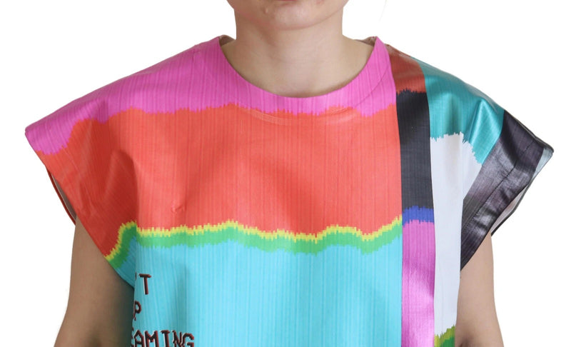Dolce & Gabbana Multicolor Print Cotton Tank Top T-shirt