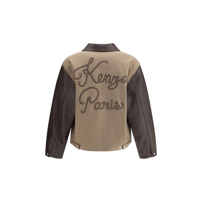 Kenzo Wool and leather college Jacket