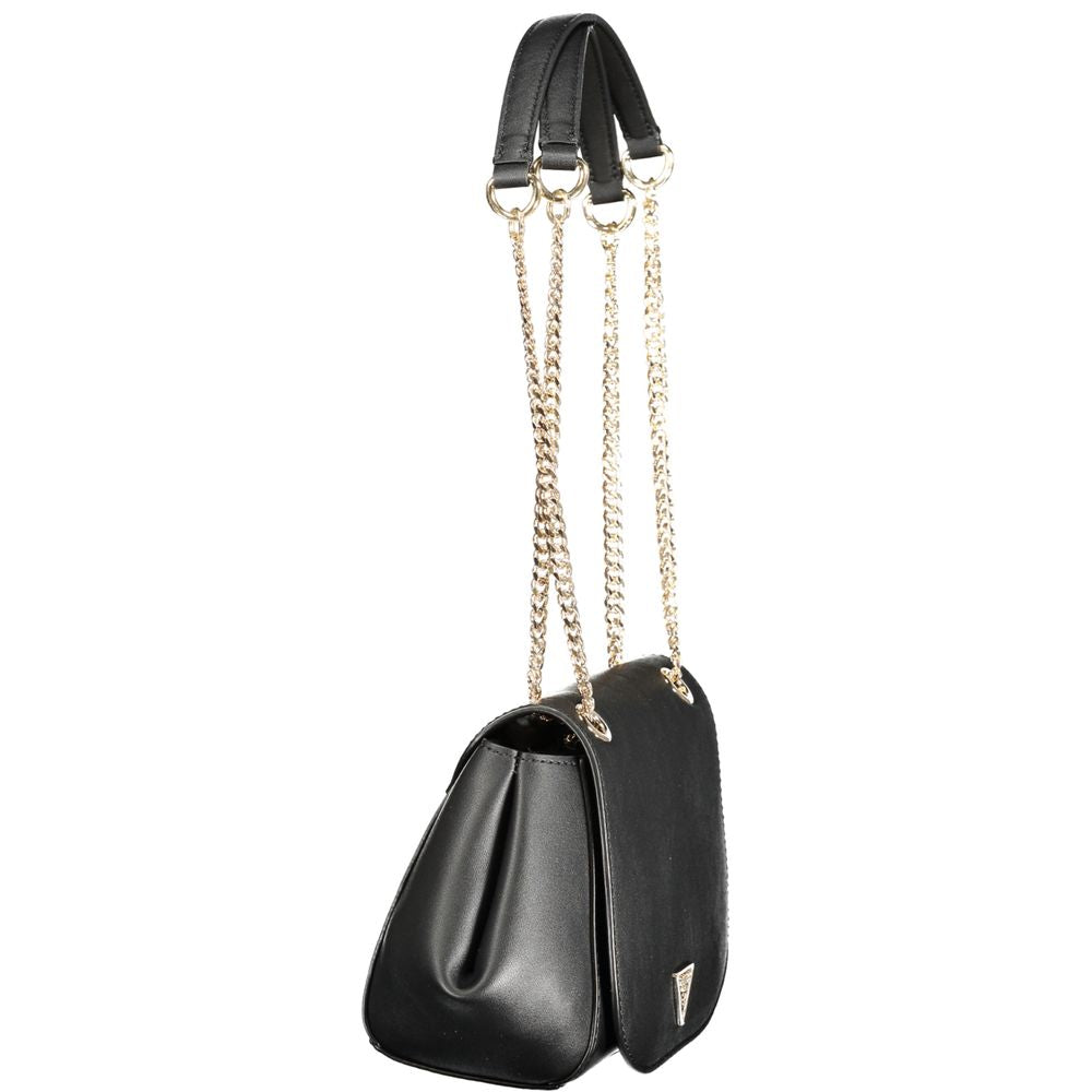 Guess Jeans Black Polyethylene Talent Handbag