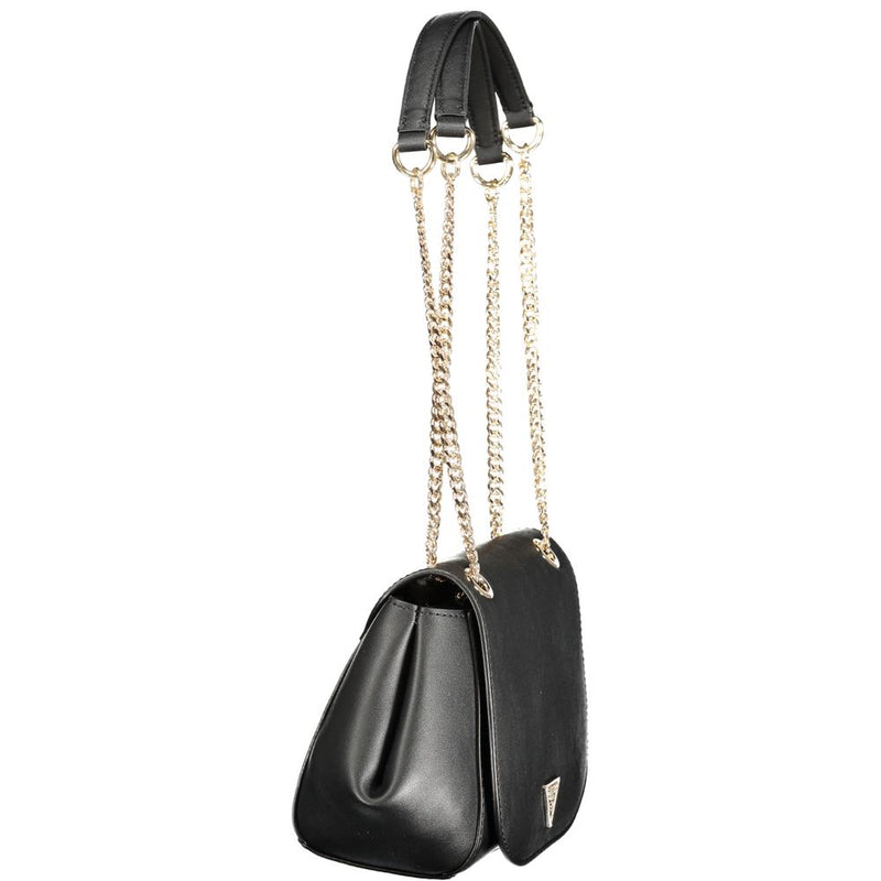 Guess Jeans Black Polyethylene Talent Handbag