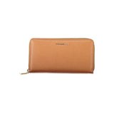Coccinelle Brown Leather Women Wallet - Sophisticated Elegance