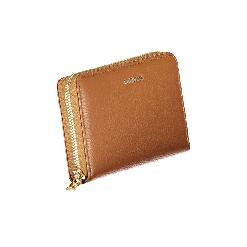 Coccinelle Brown Leather Women Wallet - Sophisticated Elegance