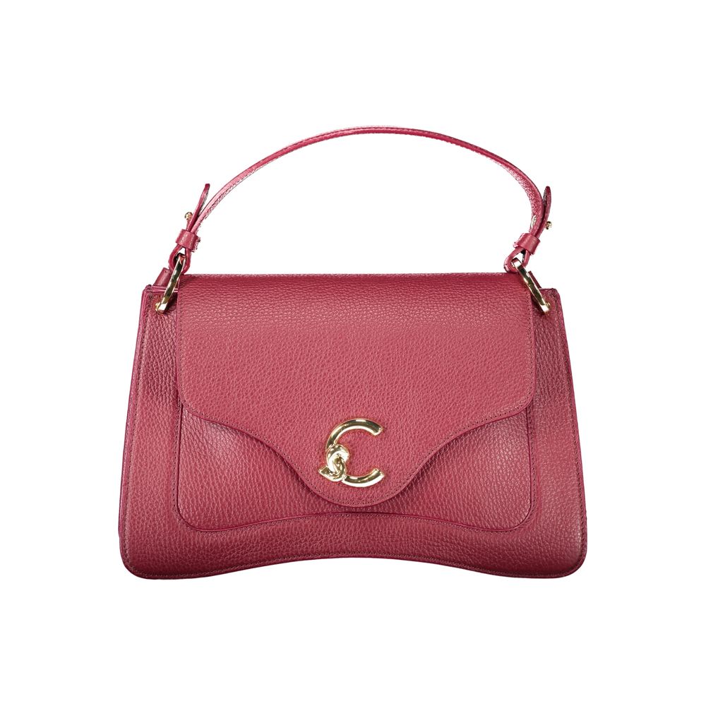 Coccinelle Paarse Leren Dames Handtas