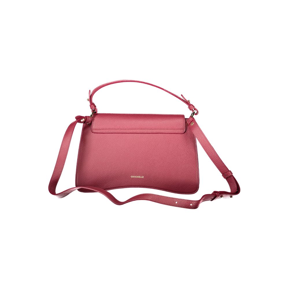 Coccinelle Paarse Leren Dames Handtas
