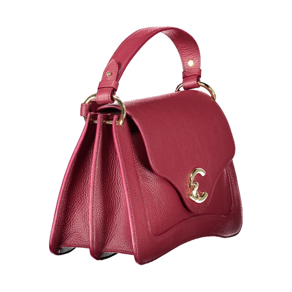 Coccinelle Paarse Leren Dames Handtas