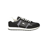Tommy Hilfiger Black Polyester Men Sneaker - Élégance et Confort