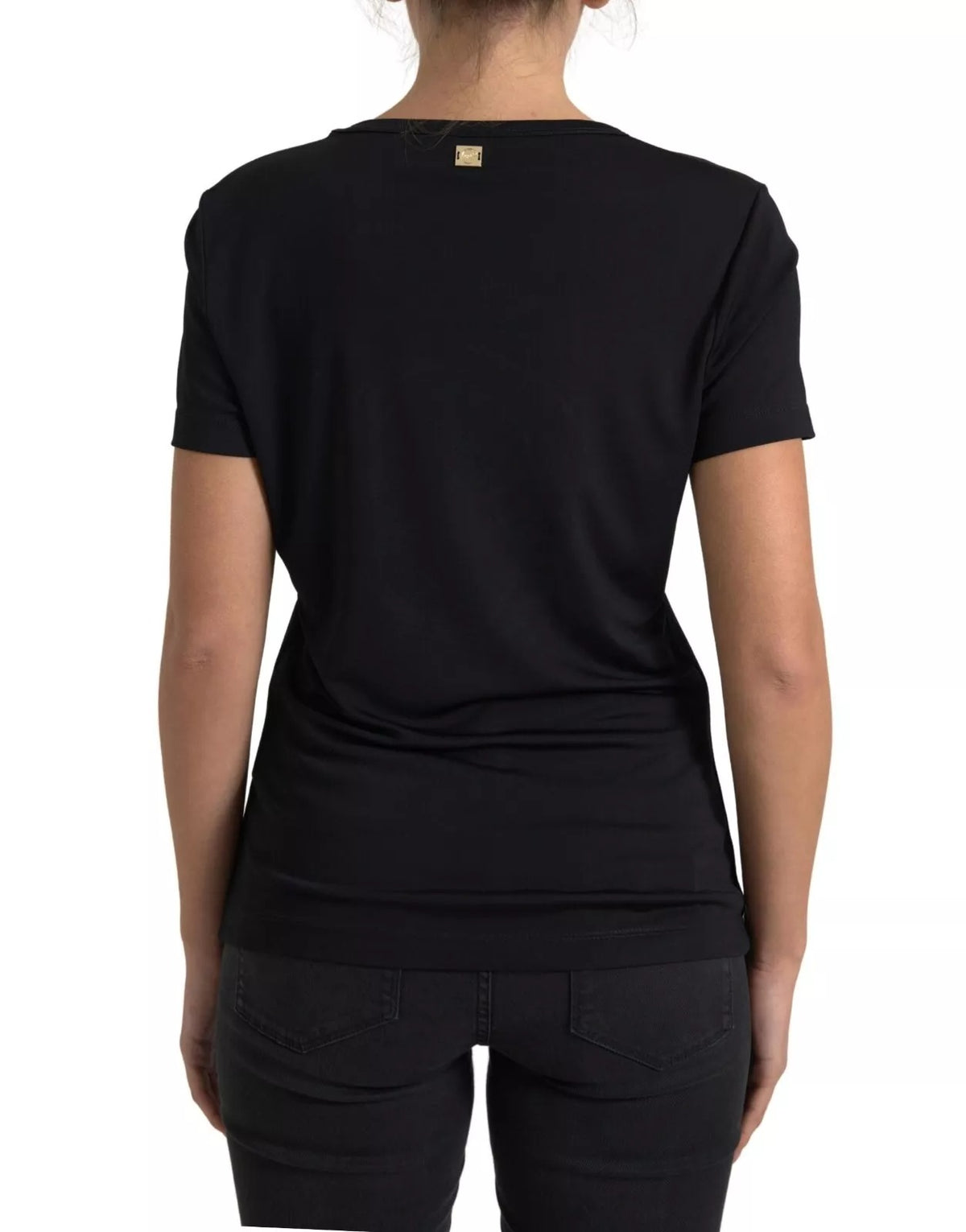 Roberto Cavalli CLASS T-shirt en Viscose Noir