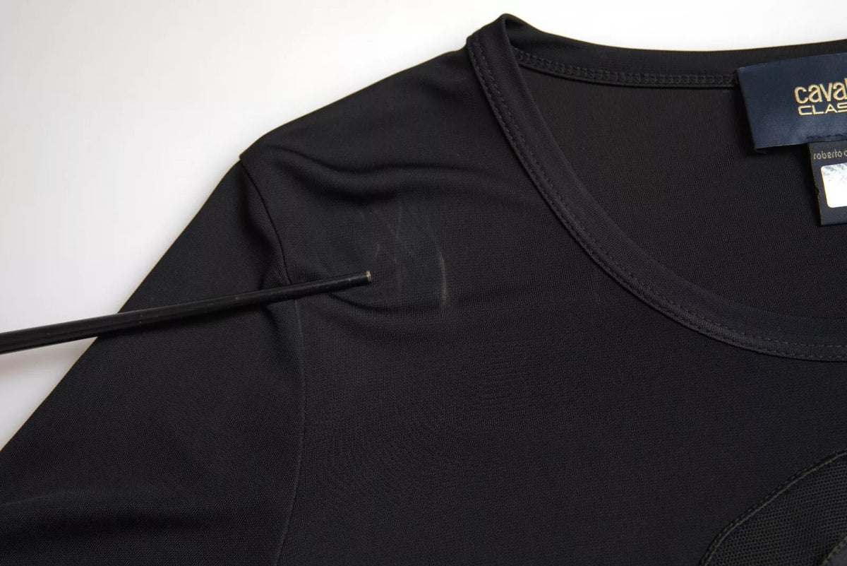 Roberto Cavalli CLASS T-shirt en Viscose Noir