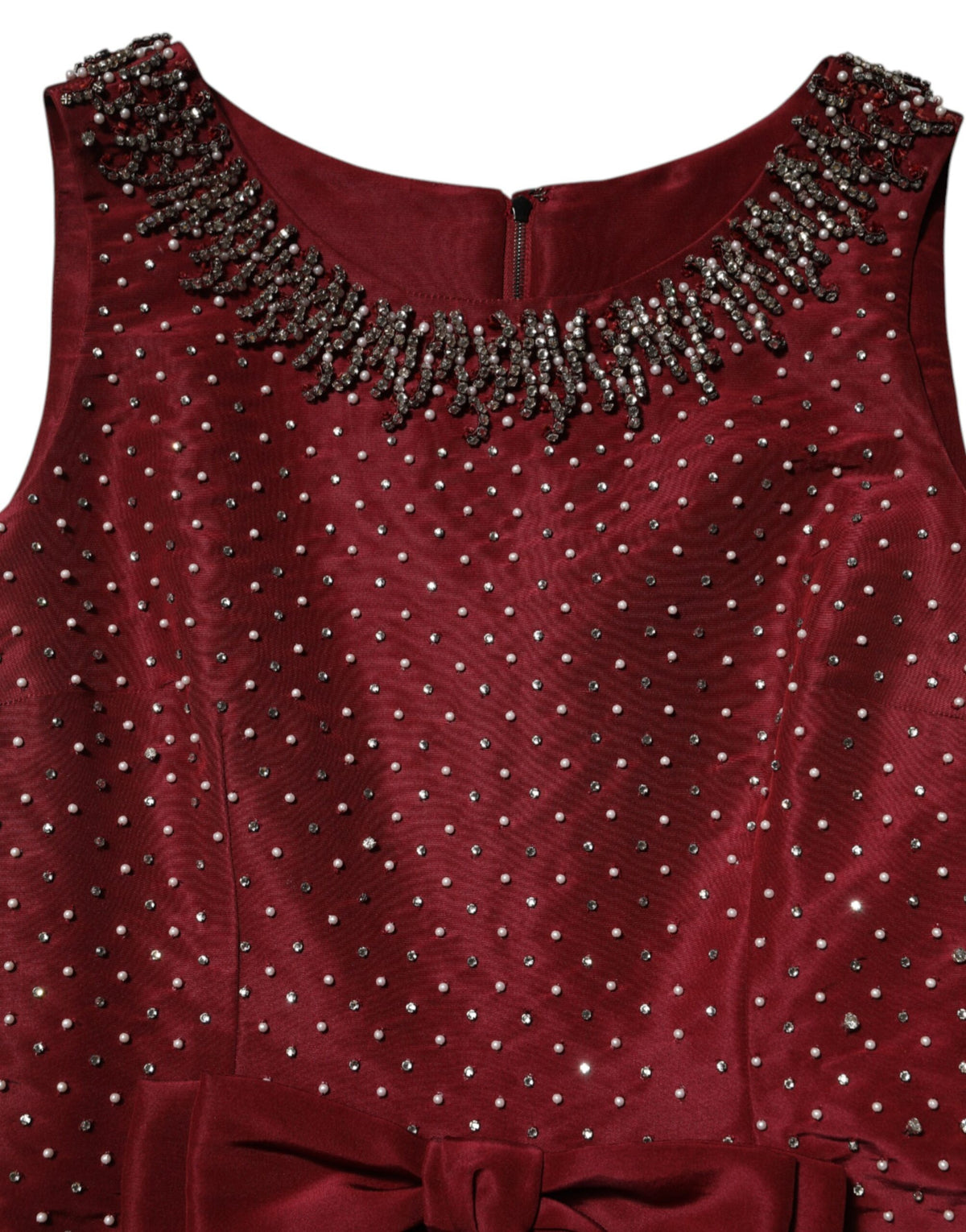 Robe de Soirée en Soie Bourgogne Dolce & Gabbana