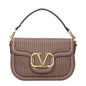 Valentino Garavani Gray Leather Handbags