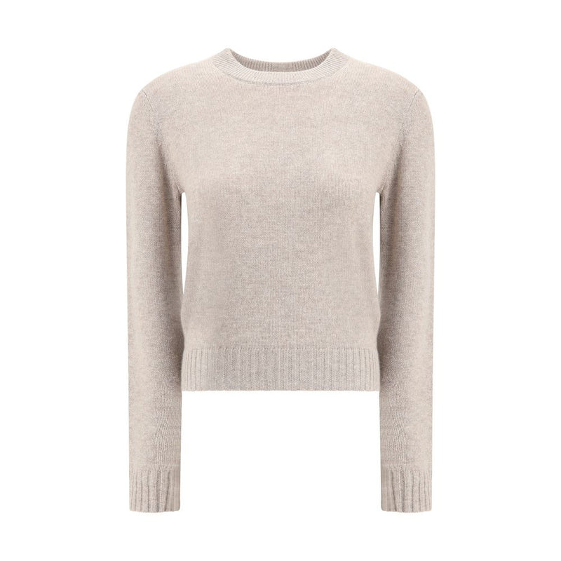 Allude Beige Cashmere Sweater - Timeless Luxury