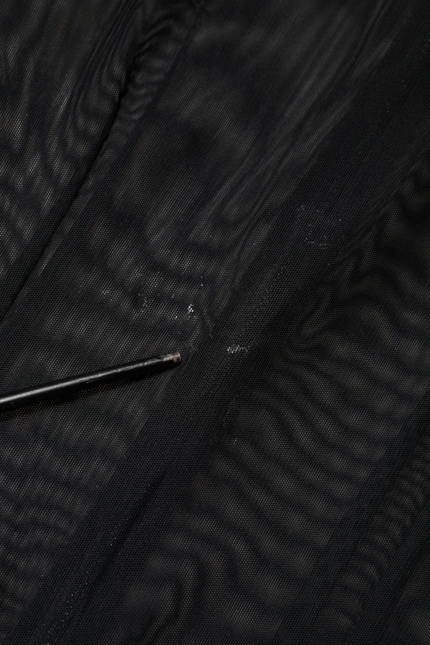 Combinaison-body en maille transparente à manches longues noire de Dolce & Gabbana