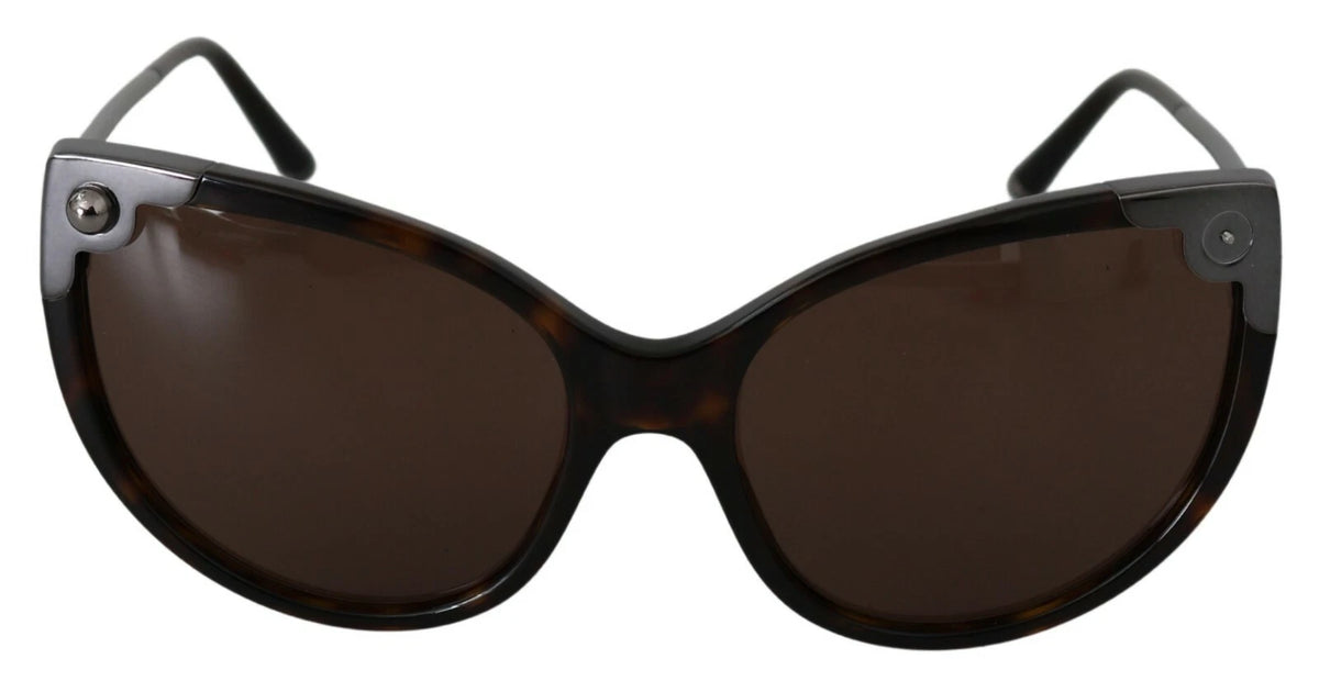Dolce & Gabbana DG4337 Lunettes de Soleil Cat Eye Dark Havana pour Femme