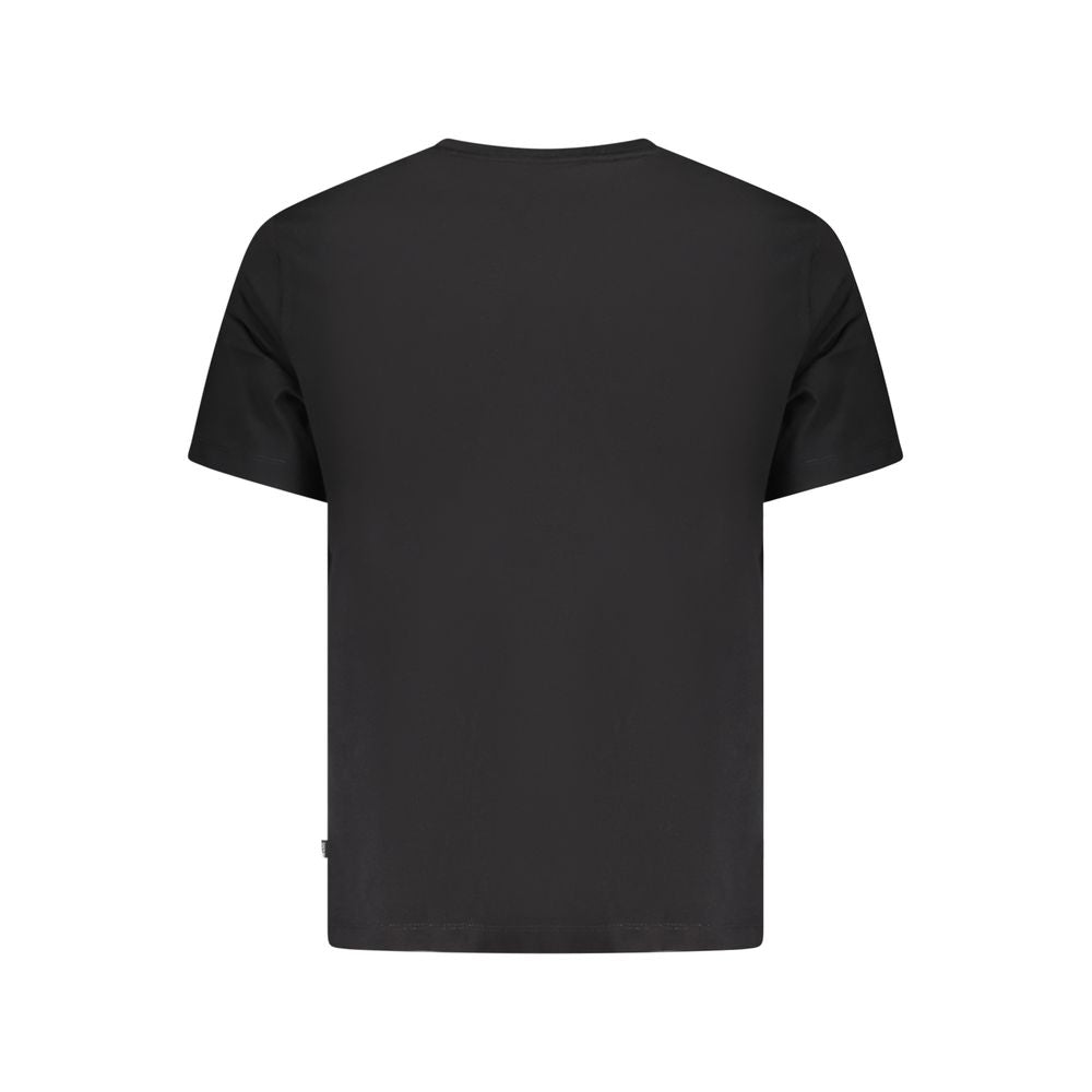 T-Shirt en Coton Noir Guess Jeans pour Homme