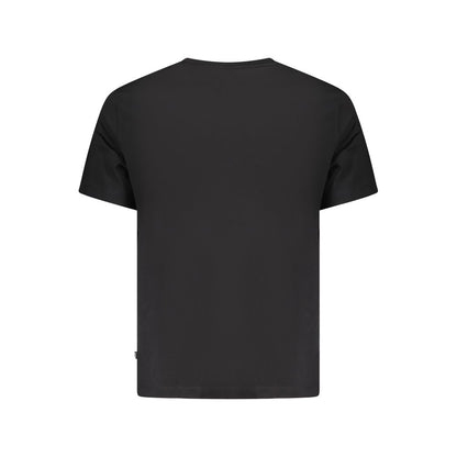 T-Shirt en Coton Noir Guess Jeans pour Homme