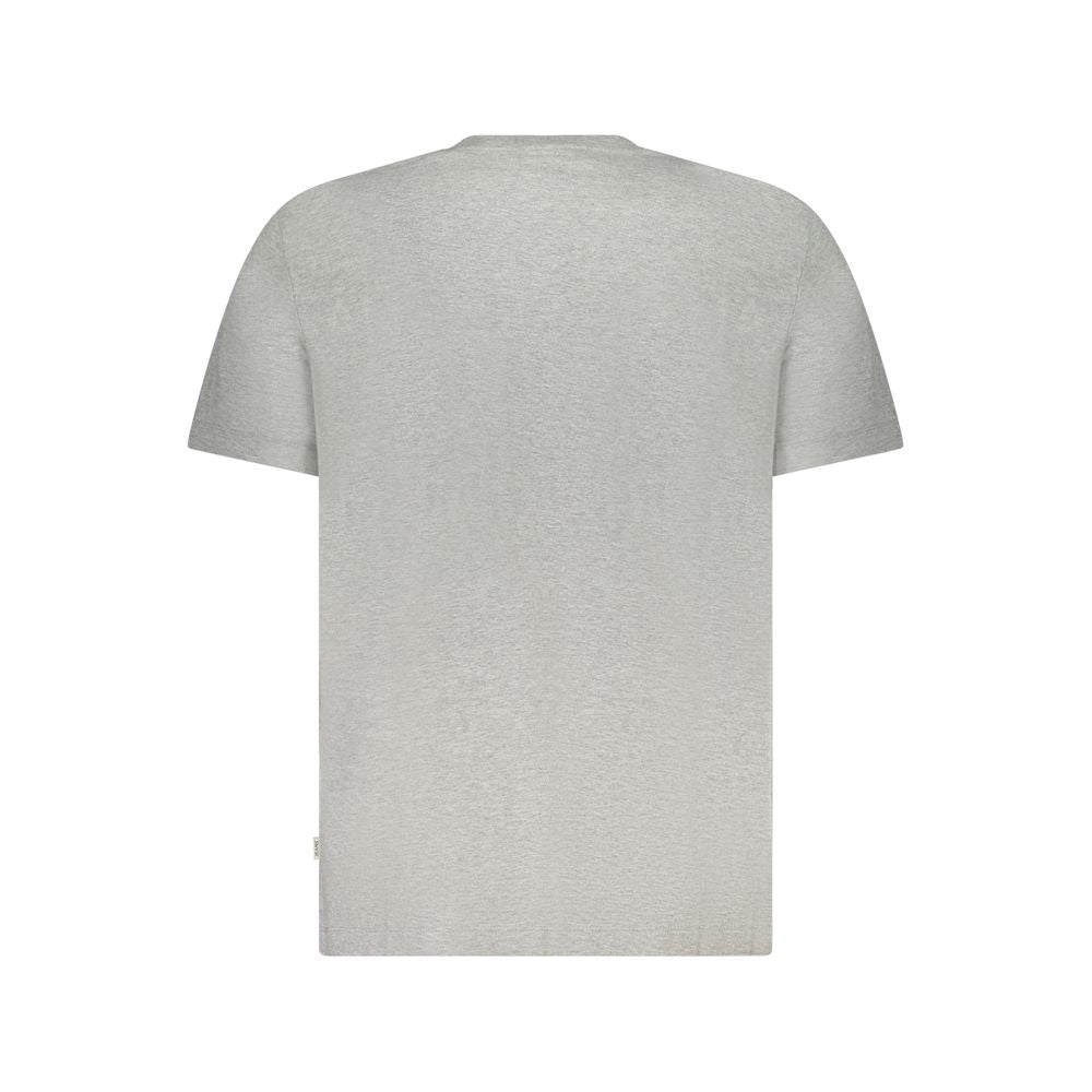 T-shirt en coton gris Guess Jeans pour homme