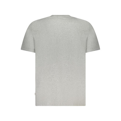 T-shirt en coton gris Guess Jeans pour homme