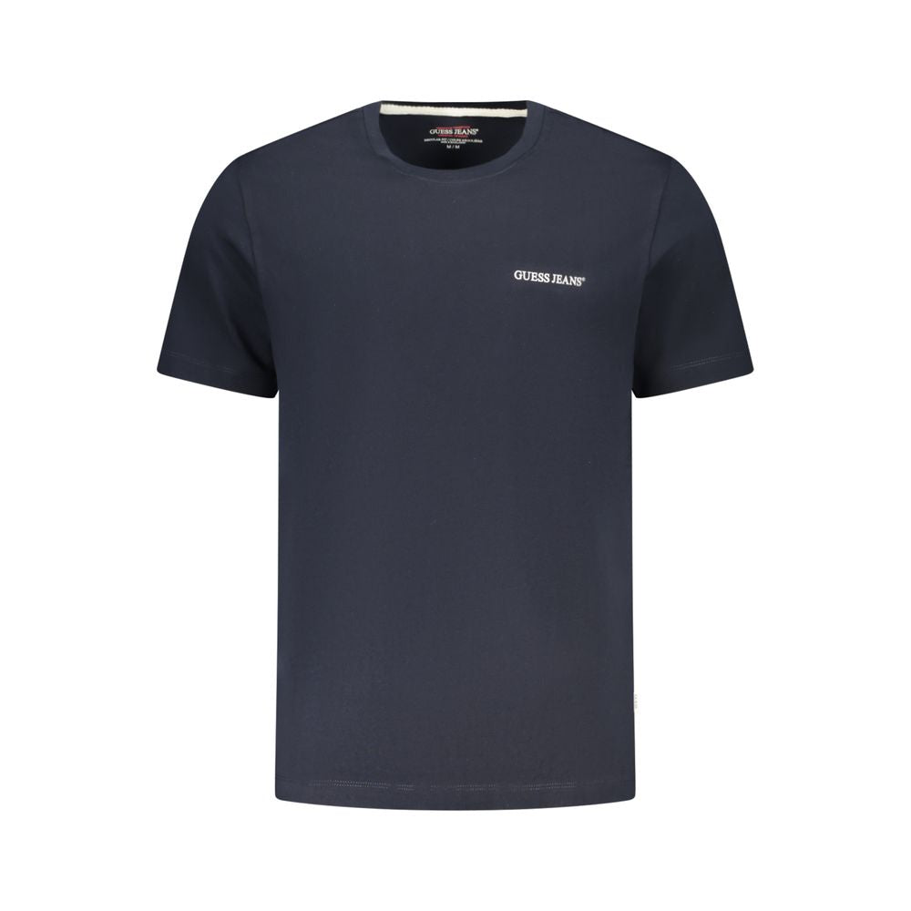 T-shirt en Coton Bleu pour Homme Guess Jeans