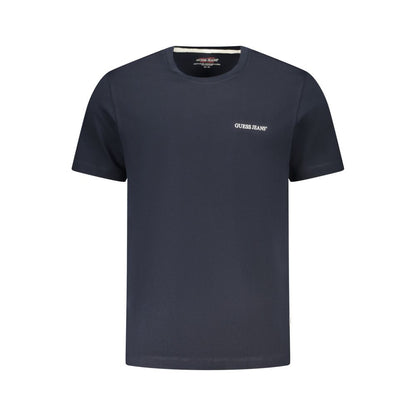 T-shirt en Coton Bleu pour Homme Guess Jeans