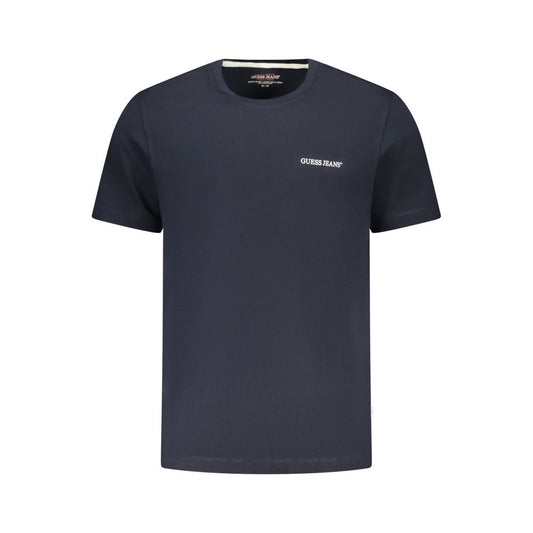 T-shirt en Coton Bleu pour Homme Guess Jeans