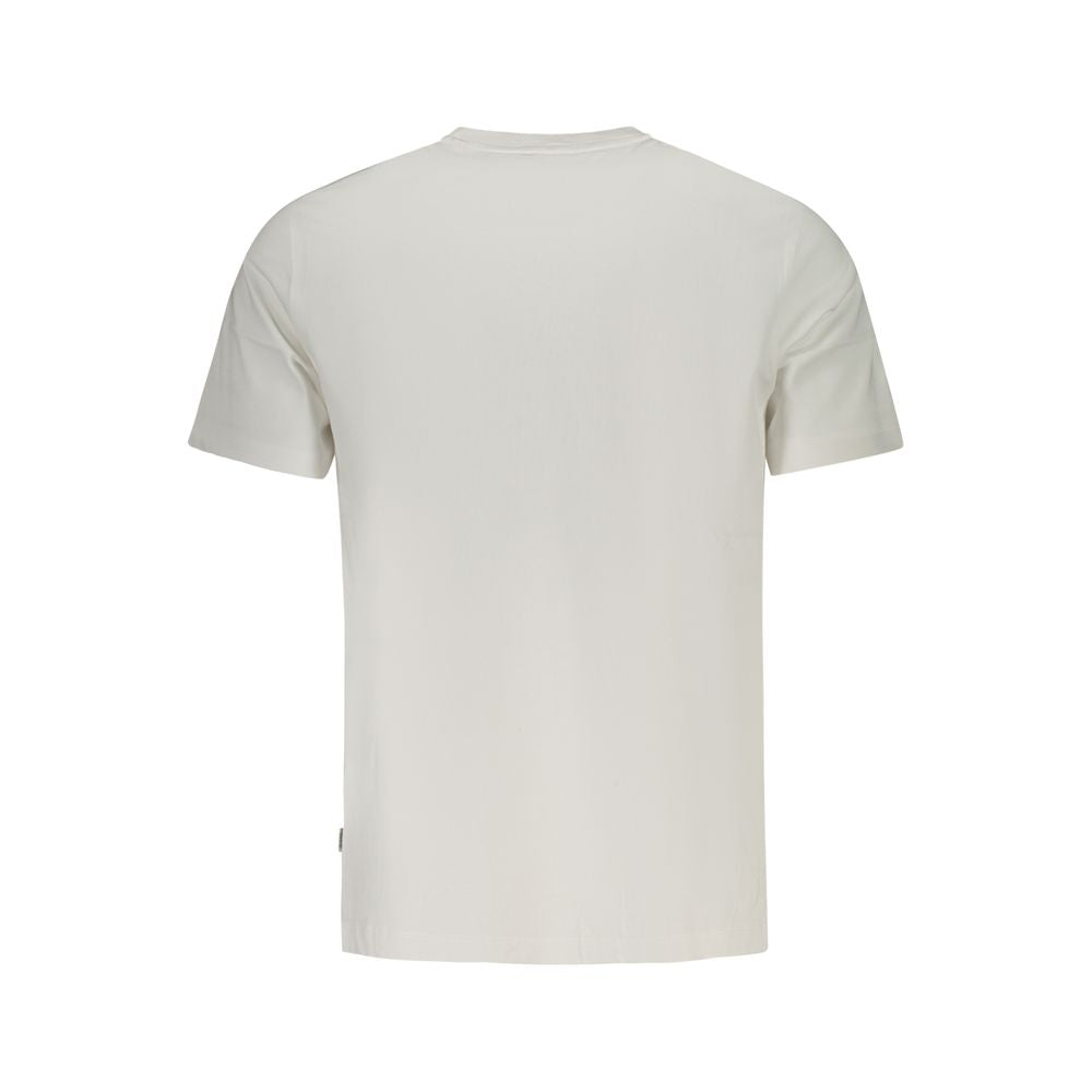 T-Shirt en Coton Blanc pour Homme Guess Jeans