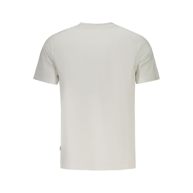 T-Shirt en Coton Blanc pour Homme Guess Jeans