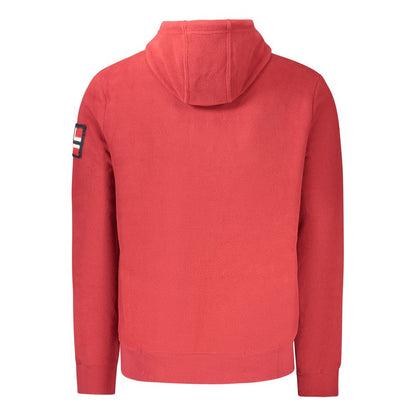 Pull en polyester rouge pour homme, Norvège 1963