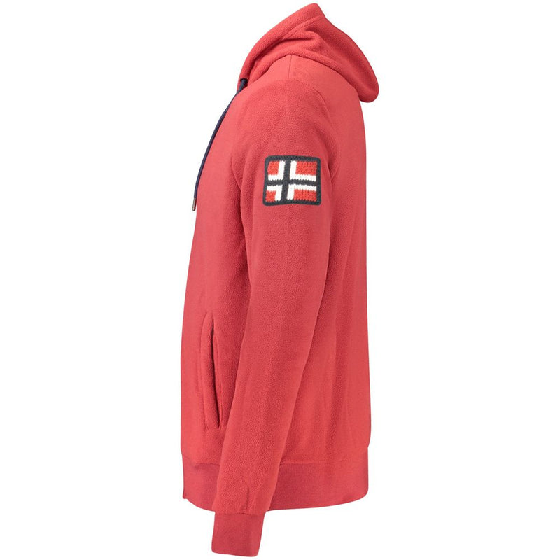 Norway 1963 Red Polyester Men Sweater - Stylish & Comfortable