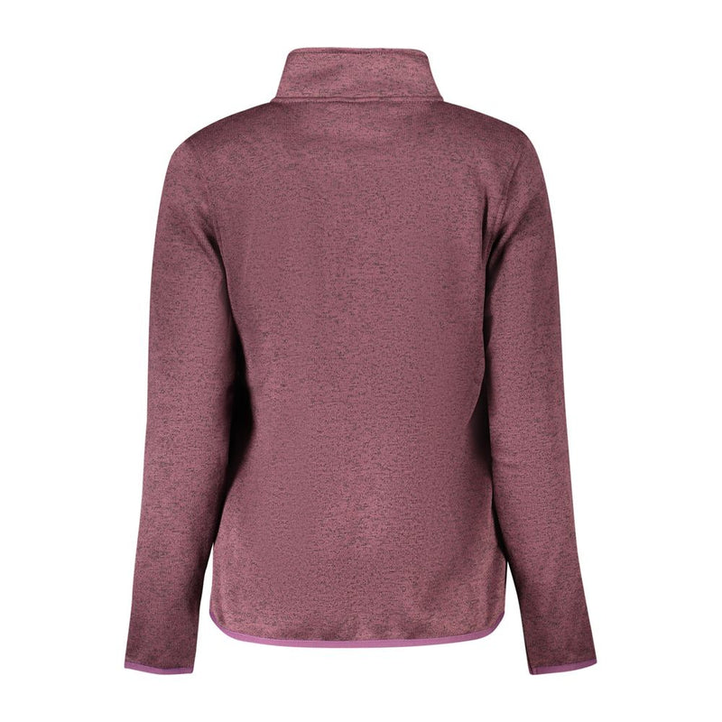 Sweatshirt en Polyester Violet avec Poches Zippées - Norway 1963