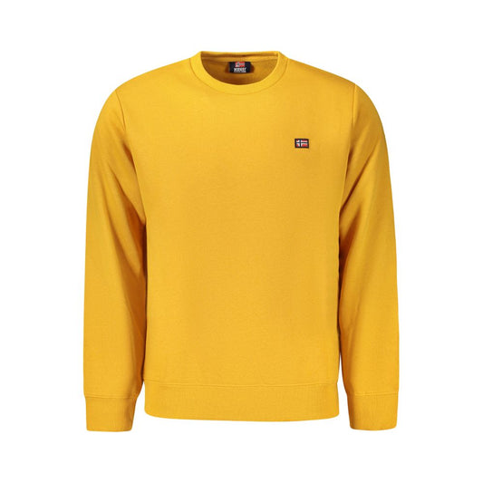 Pull en coton jaune pour homme, Norvège 1963