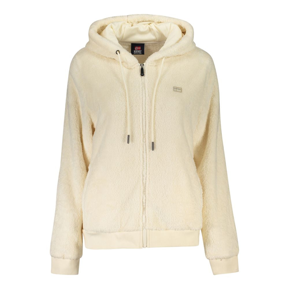 Veste à Capuche Blanche en Polyester pour Femme Norway 1963