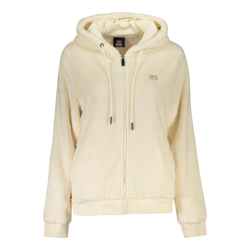 Veste à Capuche Blanche en Polyester pour Femme Norway 1963