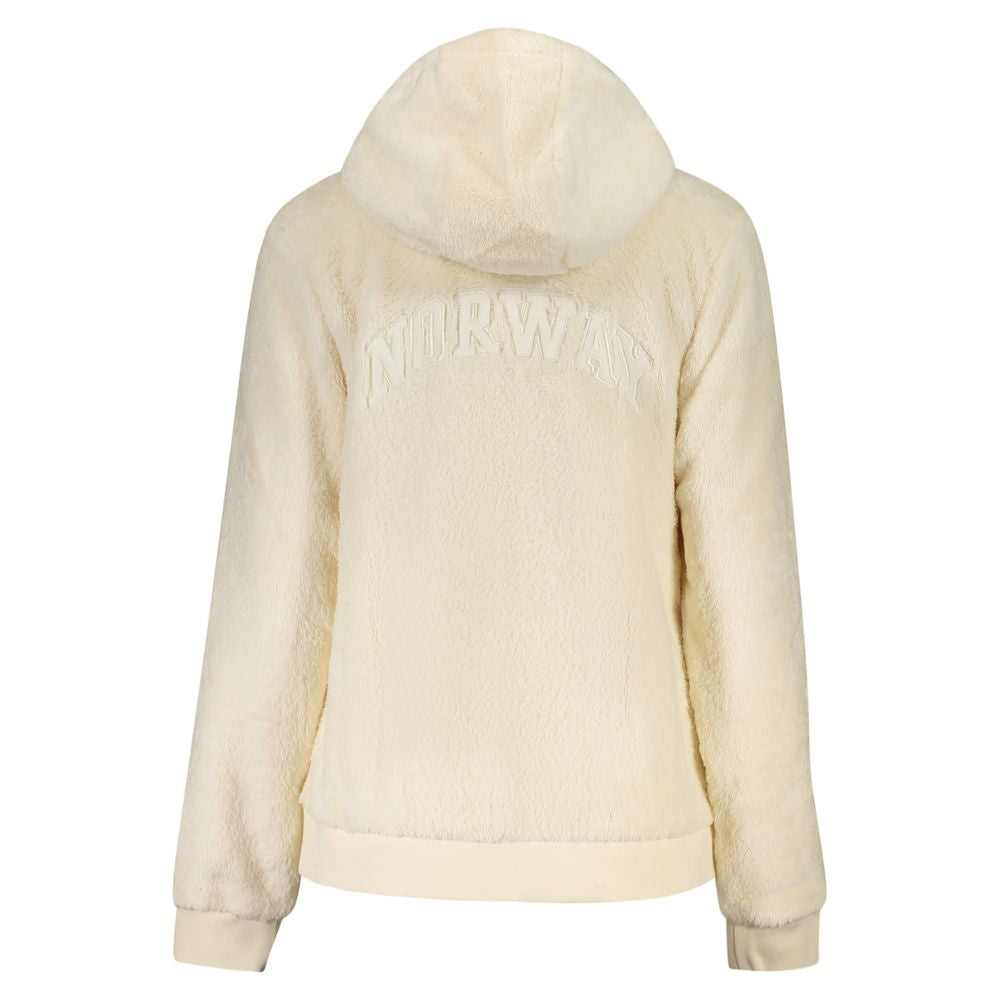 Veste à Capuche Blanche en Polyester pour Femme Norway 1963