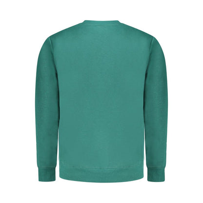 Pull en coton vert pour homme, Norvège 1963