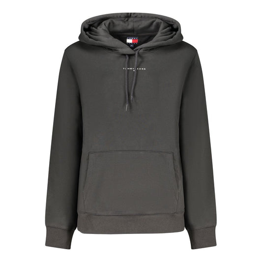 Tommy Hilfiger Sweatshirt Noir en Coton pour Femmes - Élégant et Confortable