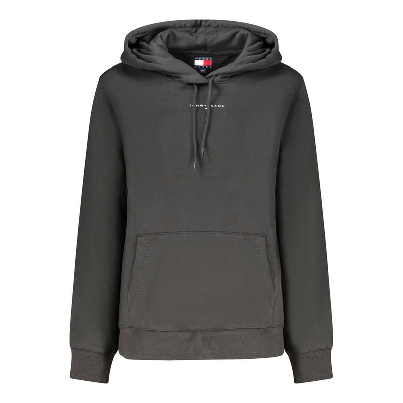 Tommy Hilfiger Sweatshirt Noir en Coton pour Femmes - Élégant et Confortable