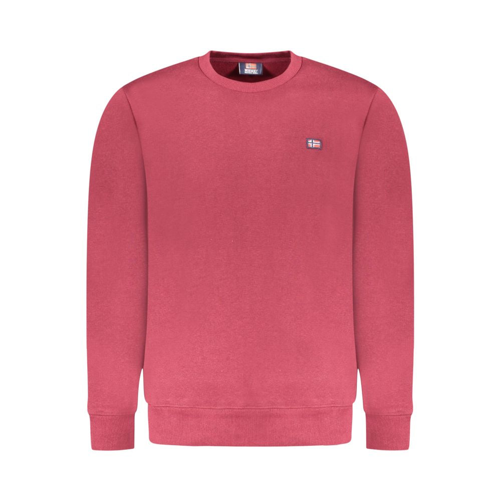 Norway 1963 Red Cotton Men Sweater - Stylish and Comfortable