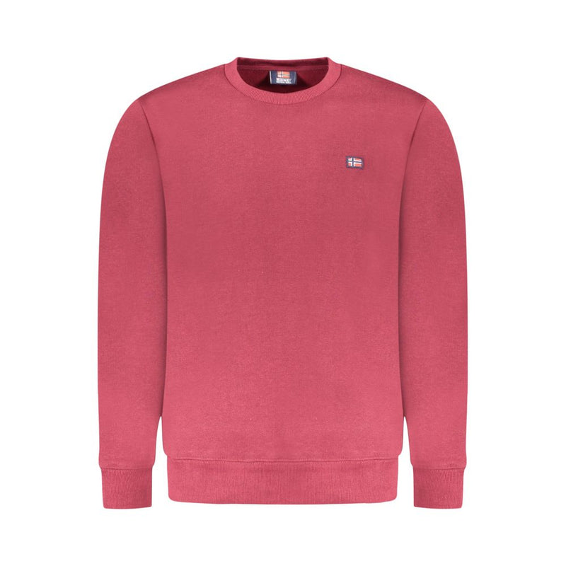 Norway 1963 Red Cotton Men Sweater - Stylish and Comfortable