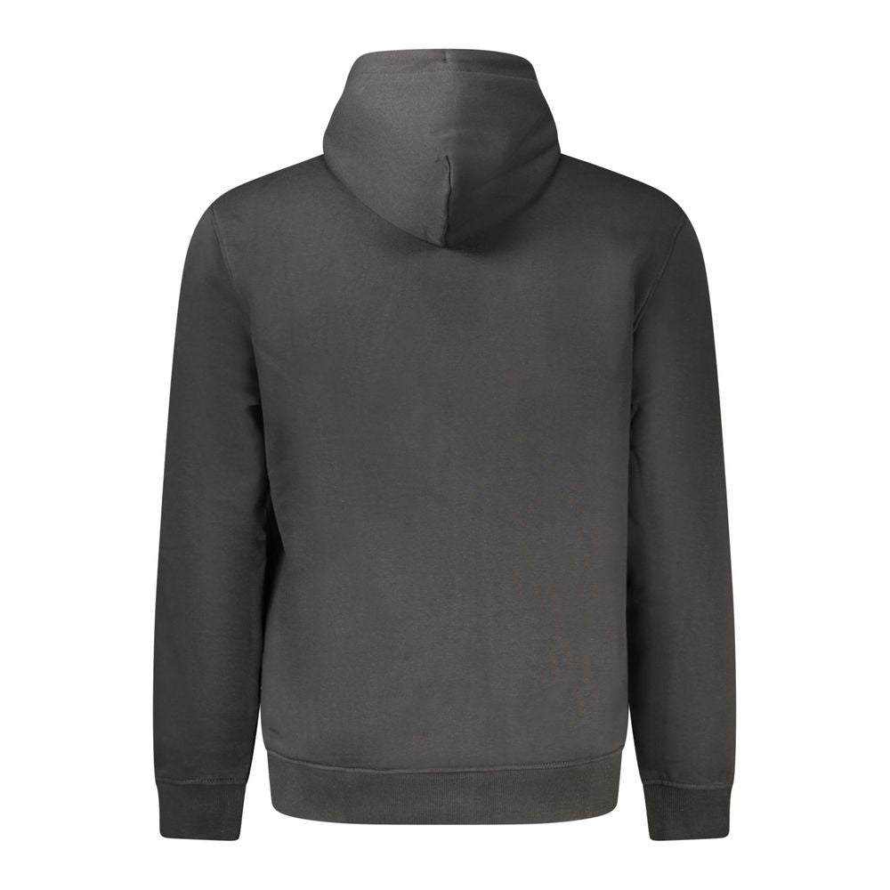 Sweat à capuche homme en coton noir Tommy Hilfiger