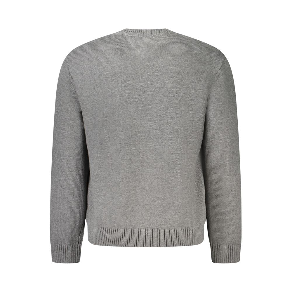 Pull en coton gris pour homme Tommy Hilfiger