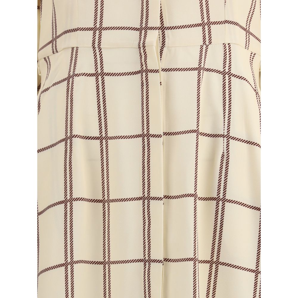 Robe midi à carreaux Crida Milano