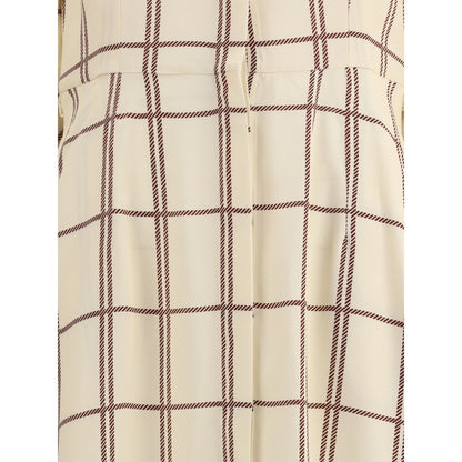 Robe midi à carreaux Crida Milano