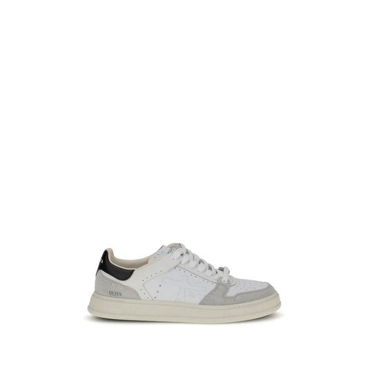 Baskets basses Premiata Bos Taurus en cuir de veau blanc