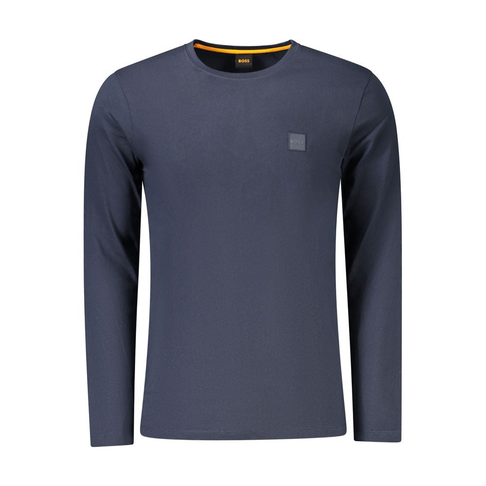 T-shirt en coton bleu Hugo Boss