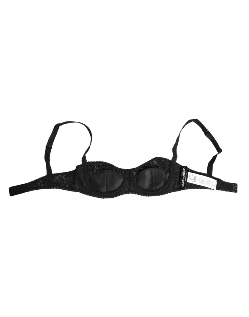 Dolce & Gabbana Black Lace Underwire Bra Lingerie